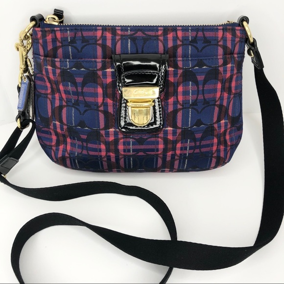 Coach Handbags - Coach Poppy Tartan Plaid Multi Swingpack crossbody